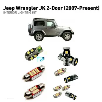 

Led interior lights For Jeep wrangler jk 2-door 2007+ 5pc Led Lights For Cars lighting kit automotive bulbs Canbus