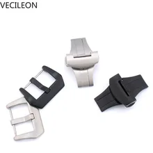 Newest Fashion Sales 20mm 22mm 24mm Screw-in Buckle Watch Band Strap Brushed Clasp For Panerai Replacement