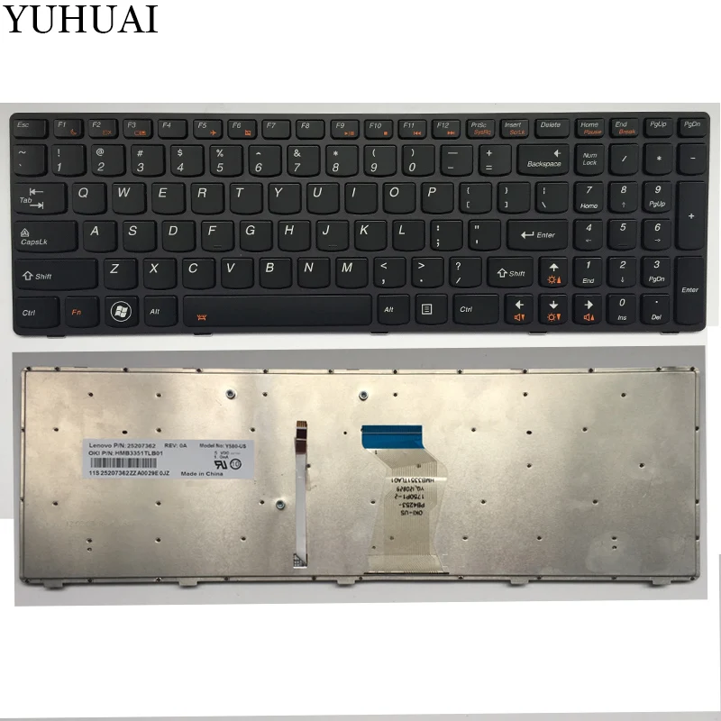 

NEW US laptop keyboard for Lenovo IdeaPad Y580 Y580N Y580NT US keyboard