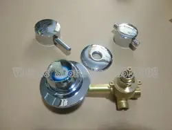 3 Зубчатый редуктор стиль резьбы подключения кран холодной и горячей воды, Ванная комната душевая смешивания клапан кран воды separtor