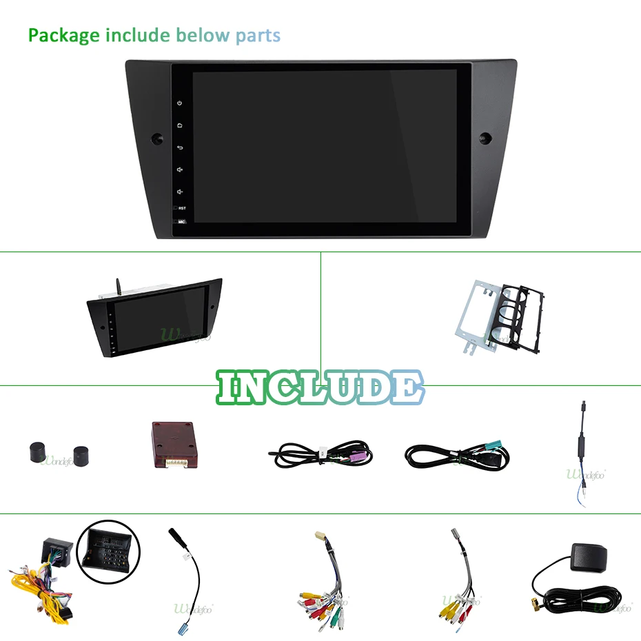 Perfect 9" IPS screen DSP Android 9.0 4G 64G GPS navigation auto Radio For BMW E90 E91 E92 E93 stereo multimedia recorder no dvd player 2