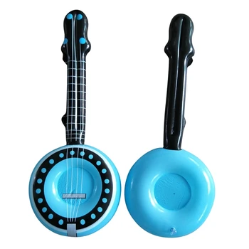 

Kids Boys Girls Toys Inflatable Simulation Musical Instrument Round Guitar for Children Kids Musical Game Educational Toys