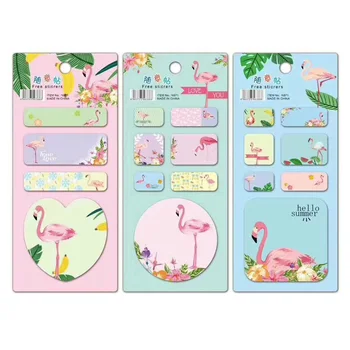 

Cute Cartoon Animal Unicorn Flamingo Memo Pad N Times Sticky Note Paper Korean Stationery Plant Planner Stickers School Office