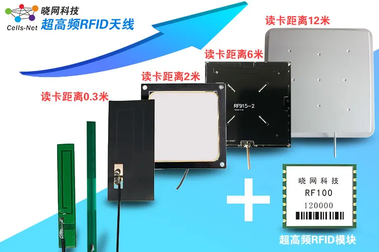 Встроенный телефон на дальние расстояния UHF RFID стерео с высоким коэффициентом усиления PCB антенна