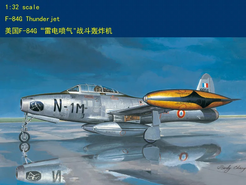 

Hobbyboss 83208 модель комплект 1/32 F-84G тандерджет