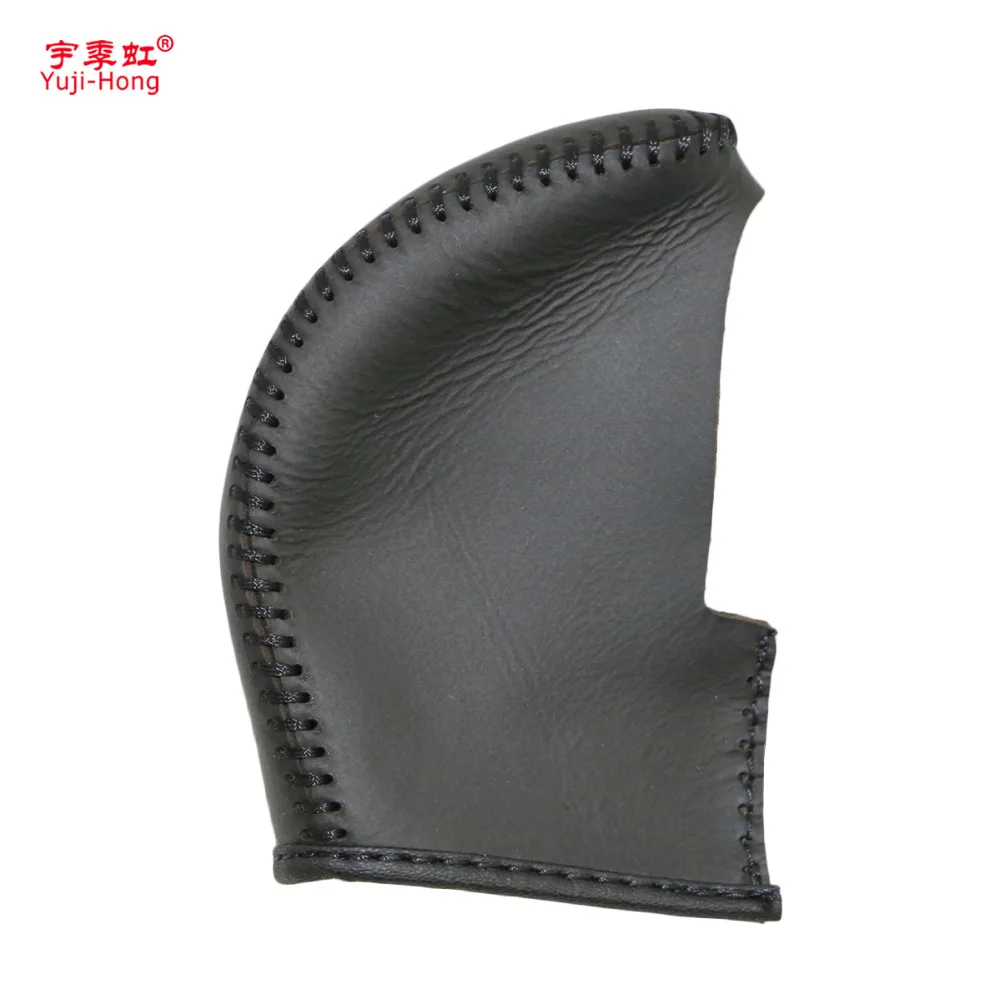 Yuji-Hong Car Gear Covers Case for Subaru XV 2012~2014 Forester 2013~ Automatic Shift Collars Genuine Leather Hand-stitched