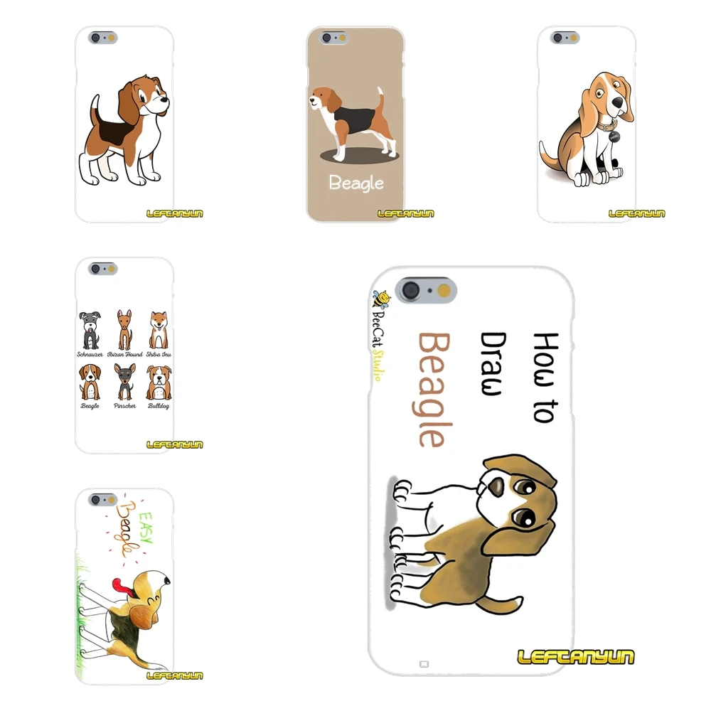

funny cute cartoon Beagle Dogs Soft Transparent Shell Cover For Huawei P Smart Mate Y6 Pro P8 P9 P10 Nova P20 Lite Pro Mini 2017