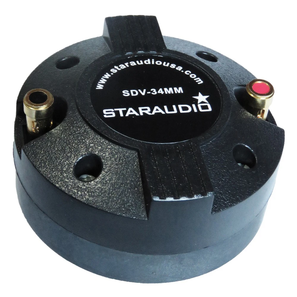 STARAUDIO 34 мм 1,3" 2000 Вт Мощный Динамик Титановый Компрессионный вкручивающийся звуковой сигнал DJ PA дискотечный динамик драйвер твитер SDV-34MM