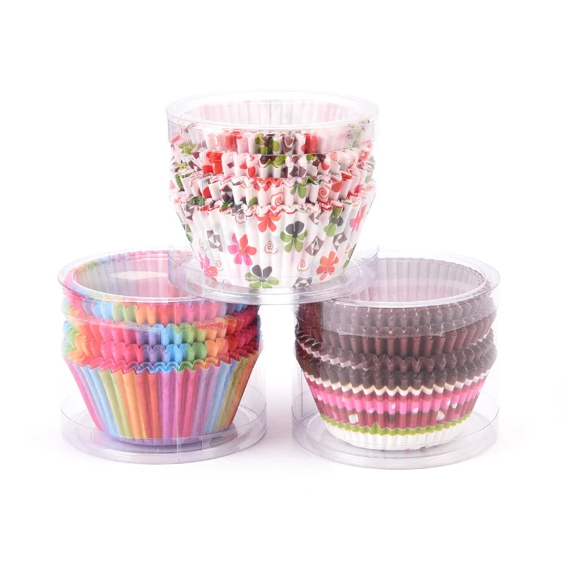 

1000Pcs Set Baking Muffin Cupcake Oilproof Paper Cups Colorful Cake Cups Liner Cases Wrapper Wedding Dessert Bakeware Tools Mold
