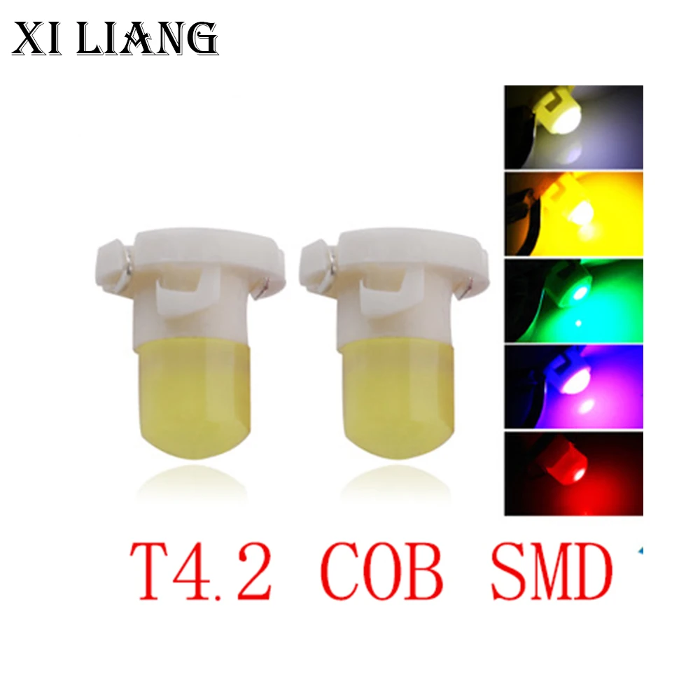 1 шт. T4.2 COB 1SMD инструмент автомобильный d Клин автомобиль СИД cob приборная панель