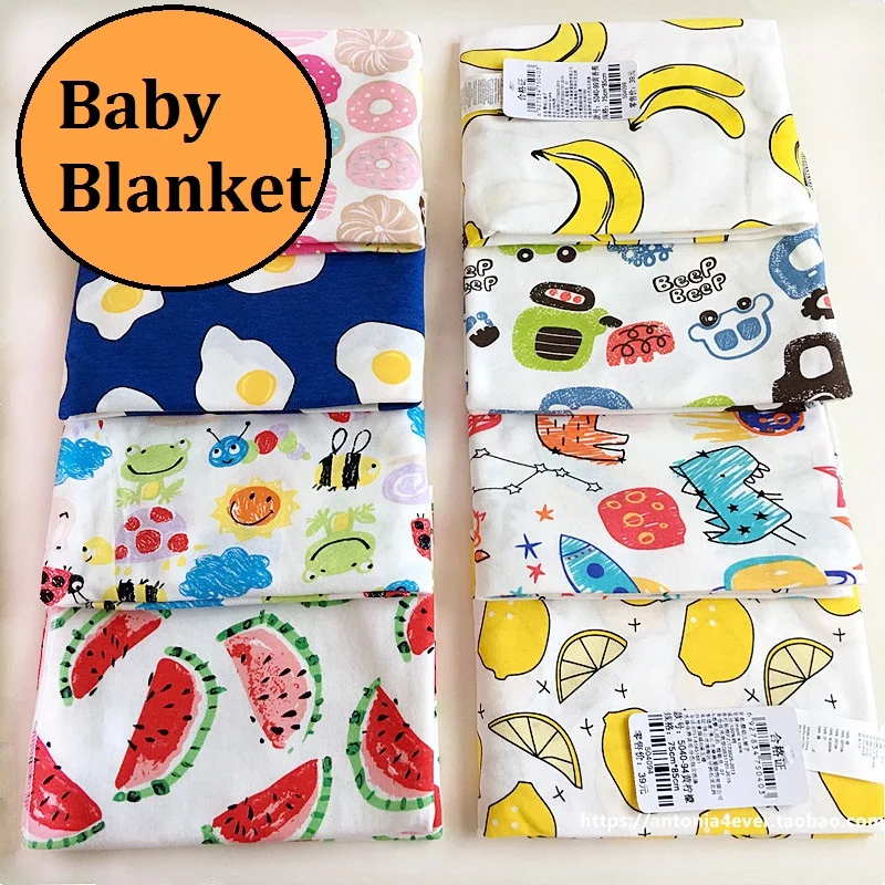 Summer Thin Baby Blankets Newborn Swadding Soft Breathable Cotton