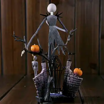 SCI-FI Revoltech Series NO.005 Jack Skellington The Nightmare Before Christmas PVC Action Figure Collectible Model Toy 18.5cm