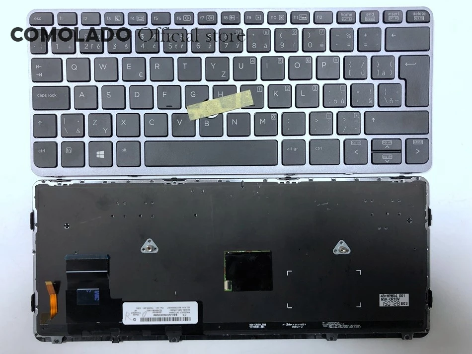 CZ SK Чехия Словацкая клавиатура для hp Elitebook 720 G1 G2 725 820 черная с подсветкой макет |
