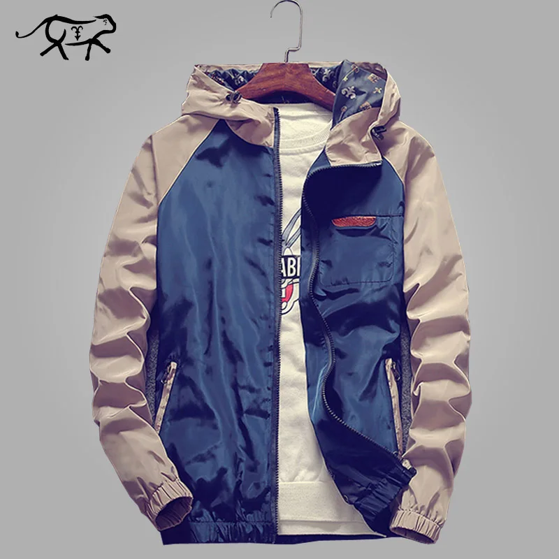 

2018 Spring New Brand Mens Jackets and Coats Homme Thin Male Outwear Clothing Hooded Windbreaker Bomber Jacket jaqueta masculina