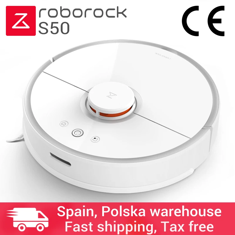 

Xiaomi Roborock S50 Robot Vacuum Cleaner 2 Home Automatic Sweeping Dust Sterilize Smart Planned Washing Mopping