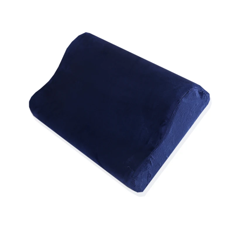 Синий удобные синие плюшевые подушки для взрослых ребенок спальня постельные принадлежности 50*30 см подушка для шеи волокно медленный отскок памяти подушки пены