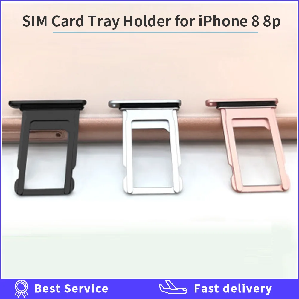 

Nano SIM Card Holder Tray Slot for iPhone 8 plus 8p Replacement Part SIM Card Card Holder Adapter Socket Repair phone part