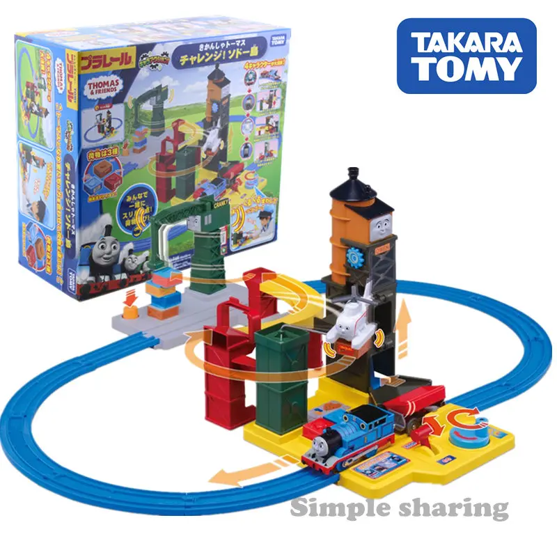 Takara Tomy tomica Plarail Танк двигатель поезд вызов Sodor остров модель комплект литья под давлением миниатюрные Детские игрушки Горячая поп Детская кукла