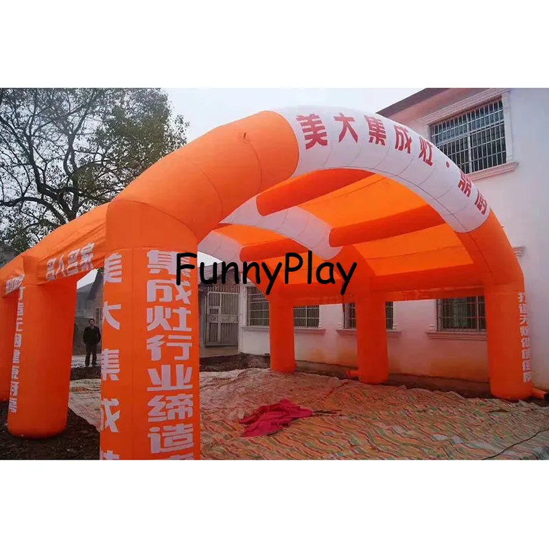 

Inflatable Portable Tent Single Layer Advertising Arch Booth Tent For the outdoor Exhibition Arch Inflatable Lawn Tent