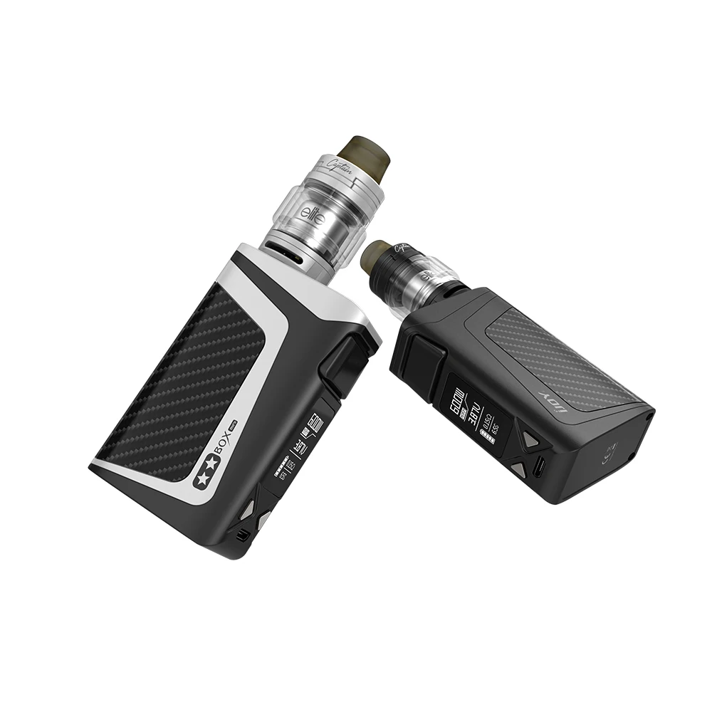 Оригинал IJOY ELITE мини комплект с бак subohm 3 в 1 60 Вт собран 2200 мАч батареи Vape
