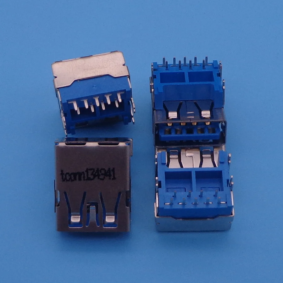 Оригинальный Новый USB 3 0 ноутбук разъем синий Разъем USB3.0 повышающий погружение