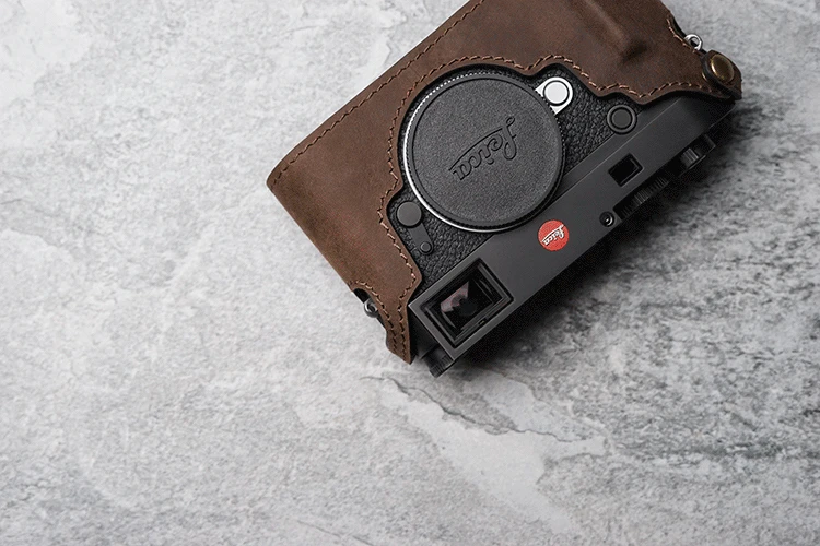 Mr. stone бренд натуральная кожа ручной работы чехол для камеры Leica M10 сумка половина тела Нижняя крышка