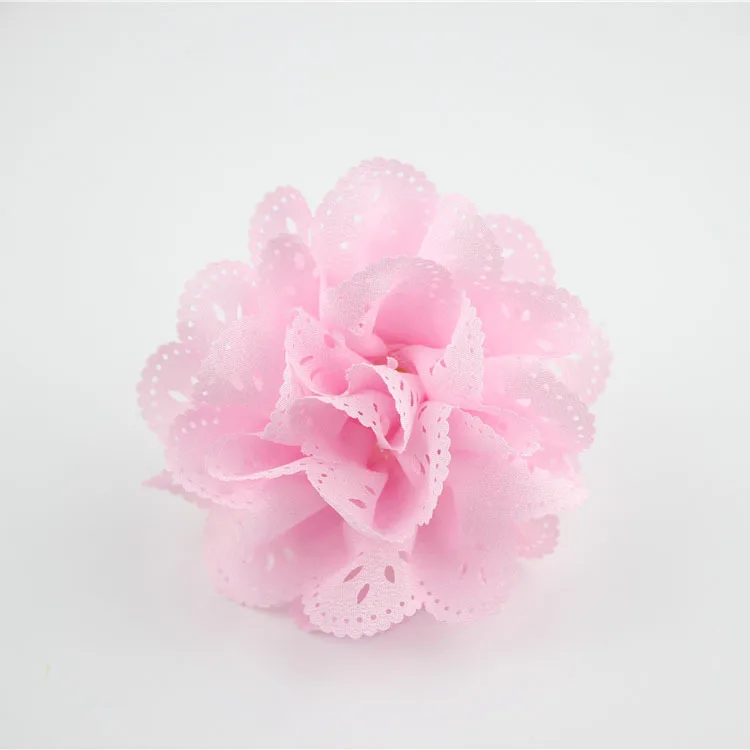 16 цветов крошечные выдолбленные цветы заколки для волос милые детские маленькие заколки для девочек принцесса головные уборы аксессуары для волос розовый - Цвет: A16