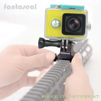 

Picatinny Shot Gun Rail Mount Airsoft Gun Weaver Rail Aluminum Alloy Adapter for Xiaomi Yi 4K 4K+ Gopro Sony X3000 X1000 Camera