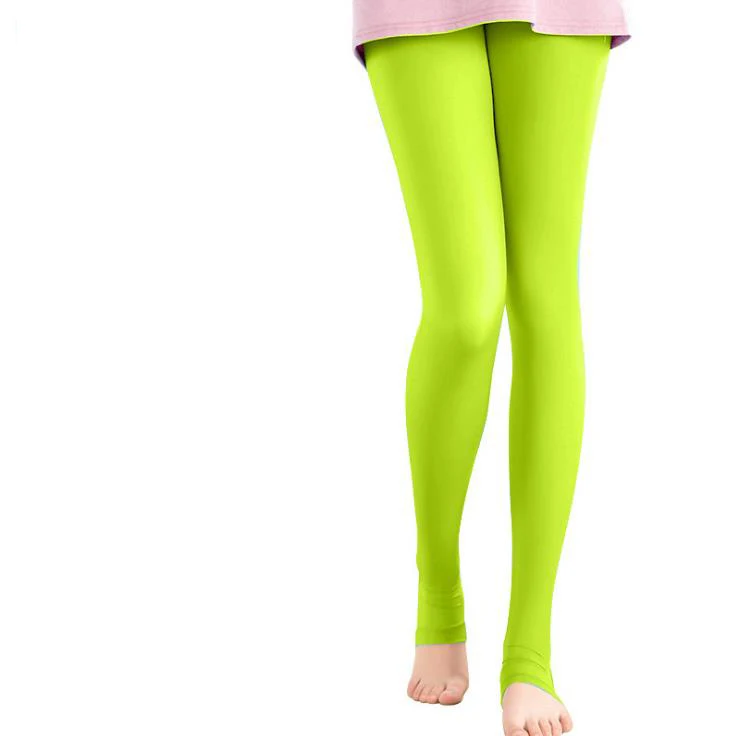 PGM новые эластичные леггинсы чулок Для женщин Солнцезащитная колготки Гольф Теннис Штаны для прогулки УФ-легкий тонкий гладкий ноги Носки для девочек - Цвет: 9 point green