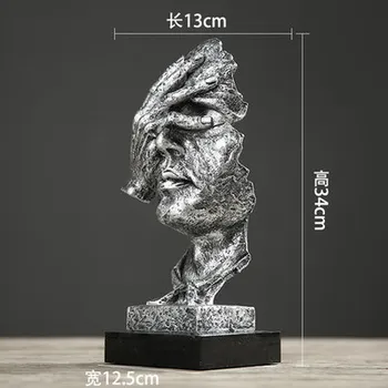 

cabinet beauty class crafts decoration thinkers Retro thinkers are abstrac resin sculpture crafts statue home
