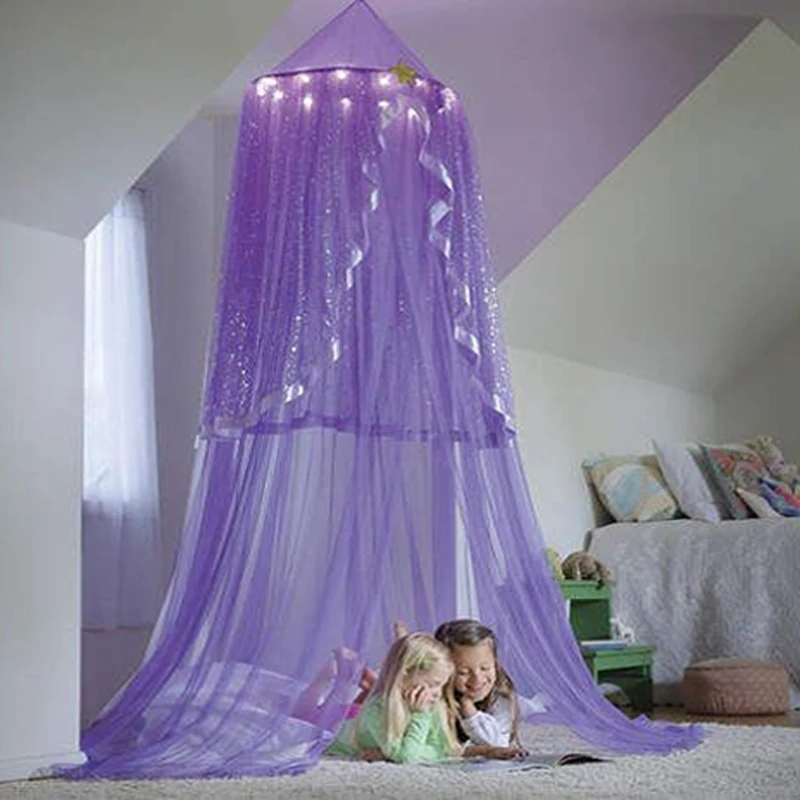 

2019 summer new Baby bed curtain kids Mosquito Net children chiffon Crib Netting baby bedroom decoration baby photography props