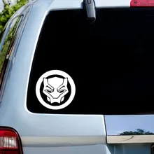9x9 см Черная пантера знак автомобиля стикер винил Marvel фильм логотип Декор Авто наклейки на окна Съемные Фрески CA05