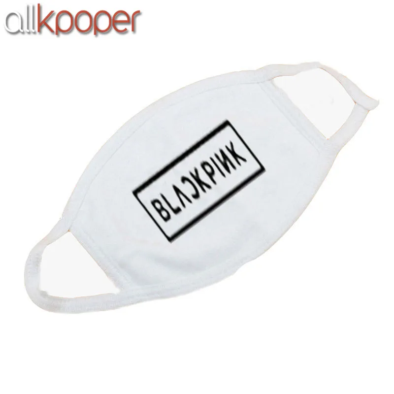 Allkpoper KPOP черная розовая маска для рта квадратная унисекс новая респиратор против пыли для лица
