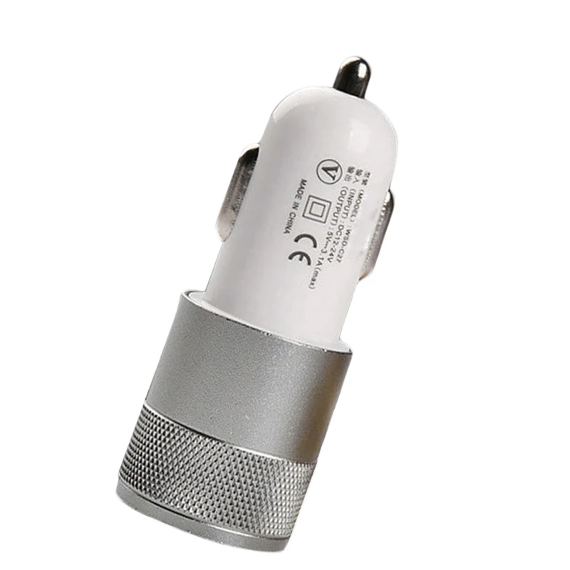 12-24V Universal Dual USB Output Car Charger Quick Travel Portable For iPhone Android Mobile Phone MP4 TD326 |