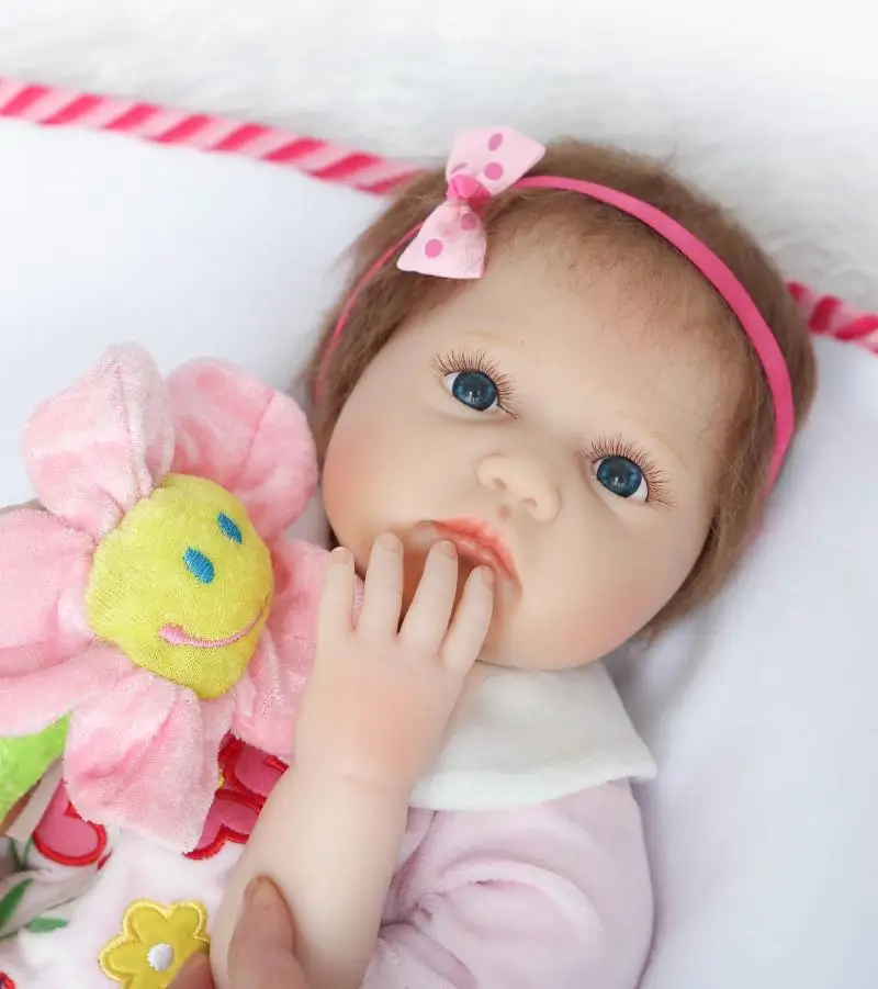 Reborn Baby Rabbit/Bear Plush Doll Toys 25CM Open Eyes ...