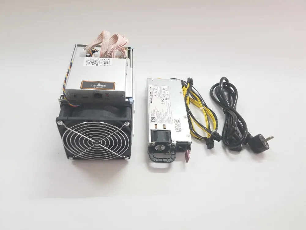 ZCASH Miner Bitmain Antminer Z9 Mini 10k Sol/s 300W Asic Equihash Miner с 750W блок питания корабль в течение 24 часов может достигать 14K