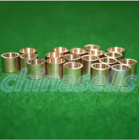

100pcs billiards snooker copper ferrule Brass Snooker Pool Cue ferrules cue Repair tool accessories 9mm 10mm