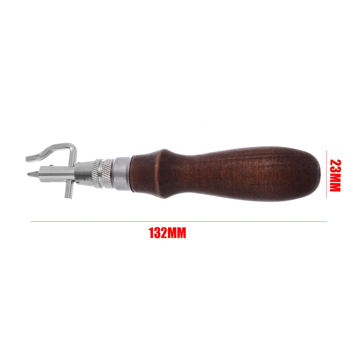 Adjustable 5 In 1 DIY Wood Leathercraft Stitching Crease Leather Working Tools Sewing Tools Accessories