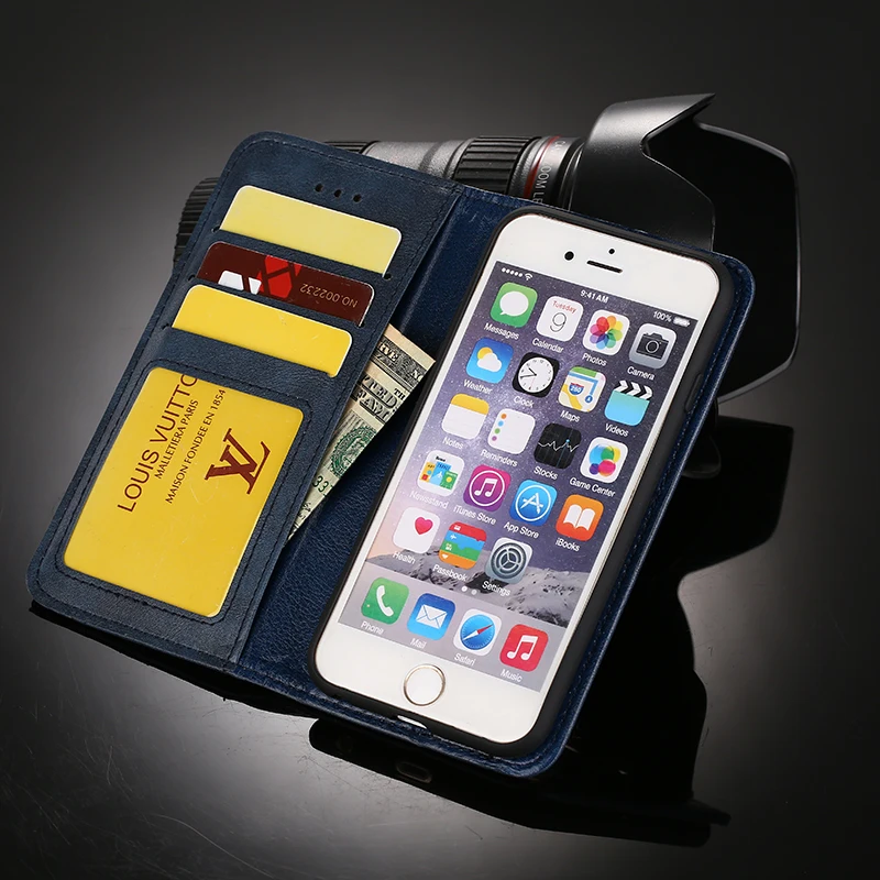 Роскошные кожаные чехлы для телефонов MOTO G7 power Play P30 G7 E5 X4 G6 G5S G5 G4 с невидимым магнитом, откидной Кошелек, Чехол для карт
