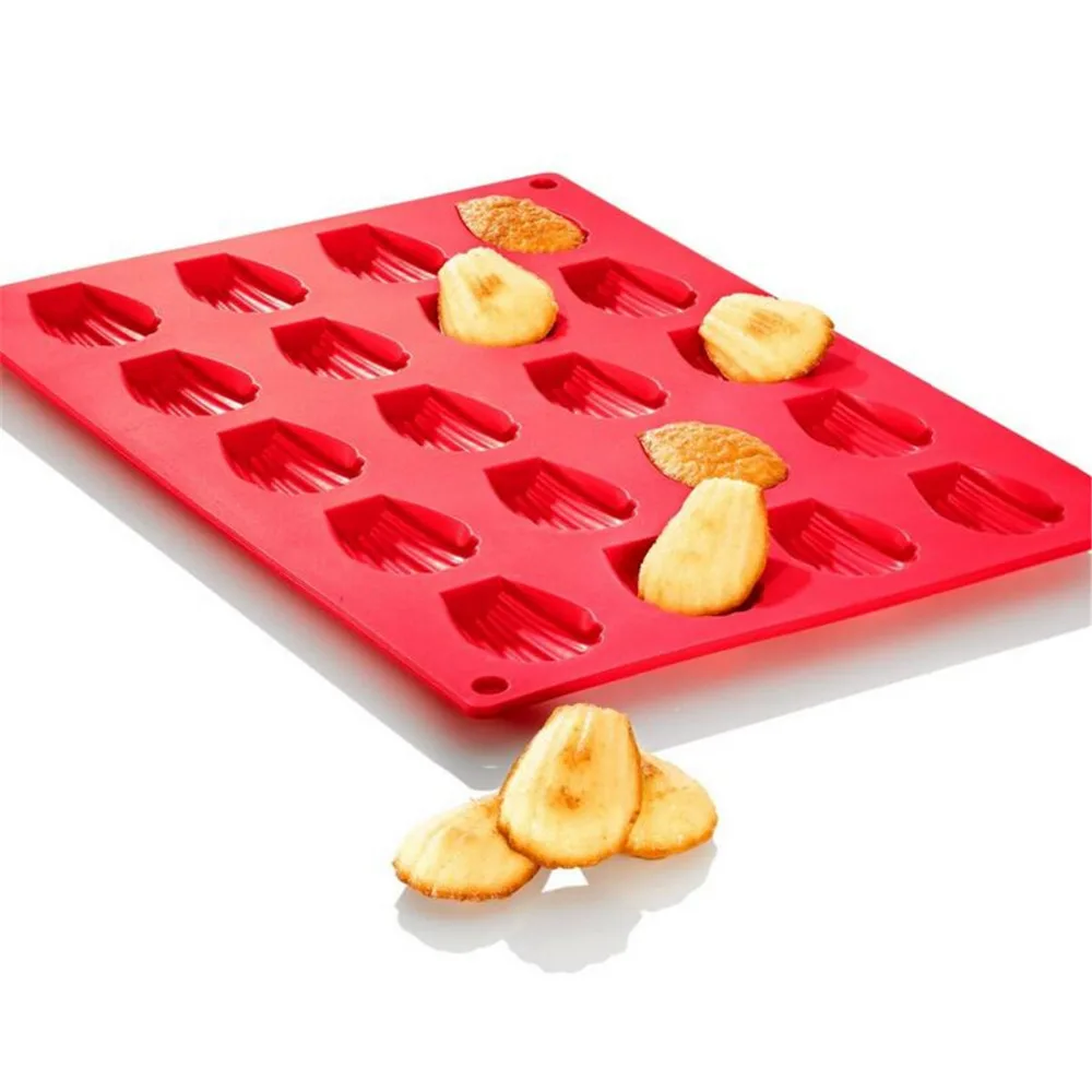 Hot Sale Silicone Madeleine Cookie Mold 20 Holes Silicone Shell