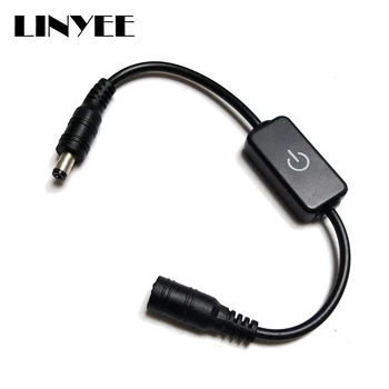 

DC12V/24V iTouch LED Dimmer Controller 4A/1CH with DC Female & Male Jug Plug for single color LED strip Light