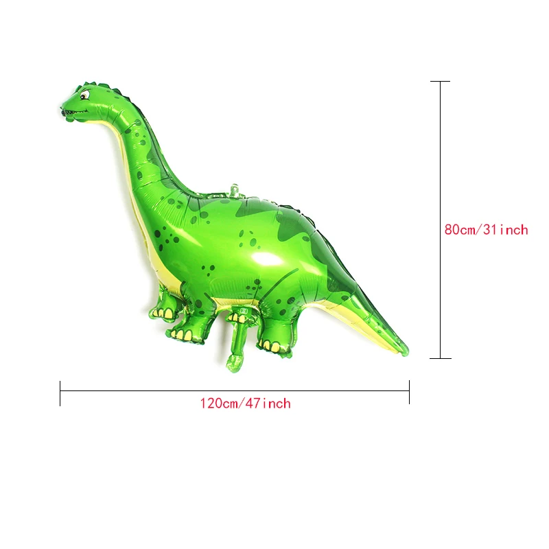 Вечерние воздушные шары в виде динозавра, украшения на день рождения, единорога, товары для вечеринок в стиле Юрского периода, вечерние балоны, детские игрушки - Цвет: L GRN CJ dino