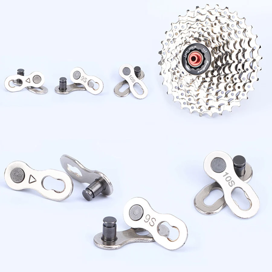 

1pair 6 7 8 general 9 10 Speed MTB Mountain Bikes Bicycles Chain missing link Magic Connector Buckle Button Repair free shipping