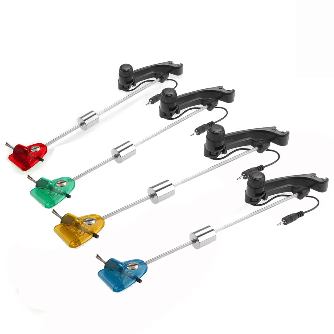 Adjustable Fishing Bite LED Mini Hanger Swinger Alarm Chain Swinger Indicator Carp Fishing Tackle Tools Fish Pesca Equipment