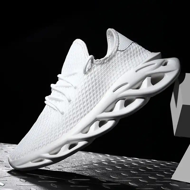 white sports shoes for men