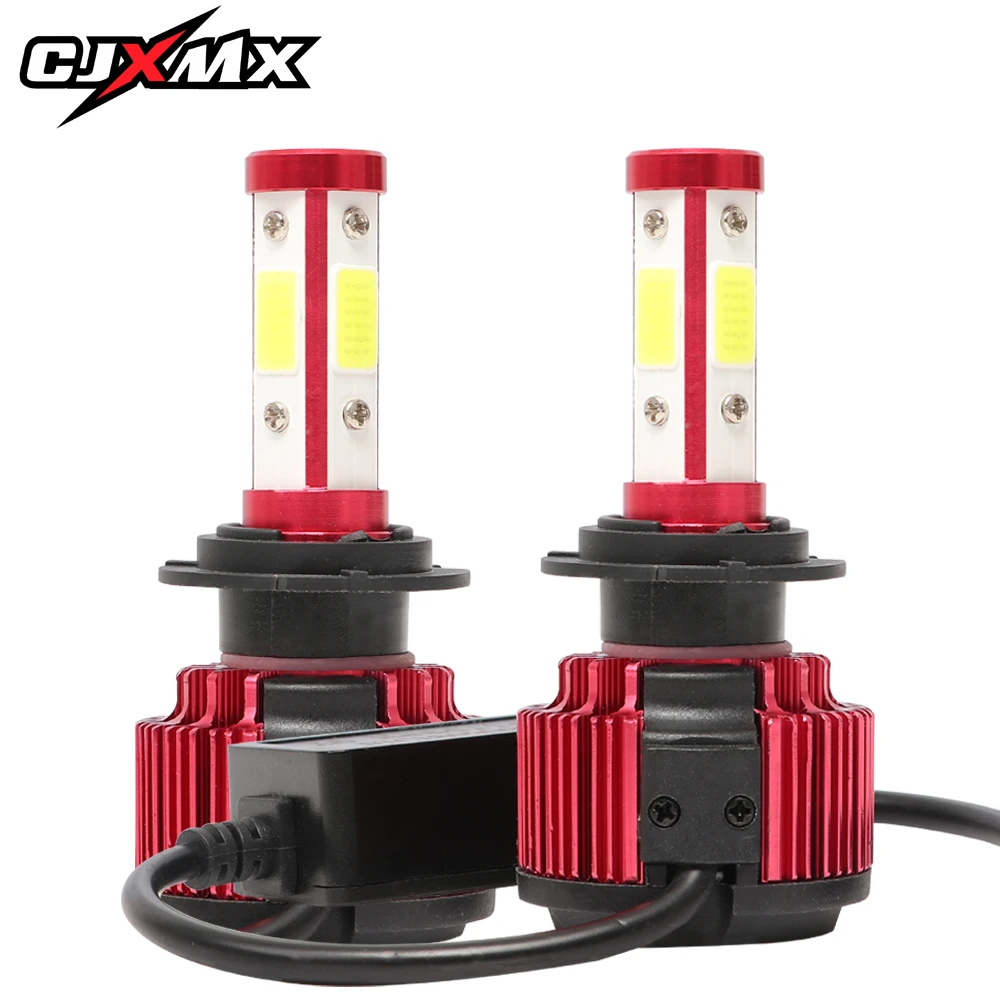 

CJXMX 4 Side COB 12000LM 90W Super Bright H4 H7 H11 HB3 9005 HB4 9006 LED Car Headlight Bulbs 6500K Auto Led Headlamp led Lights