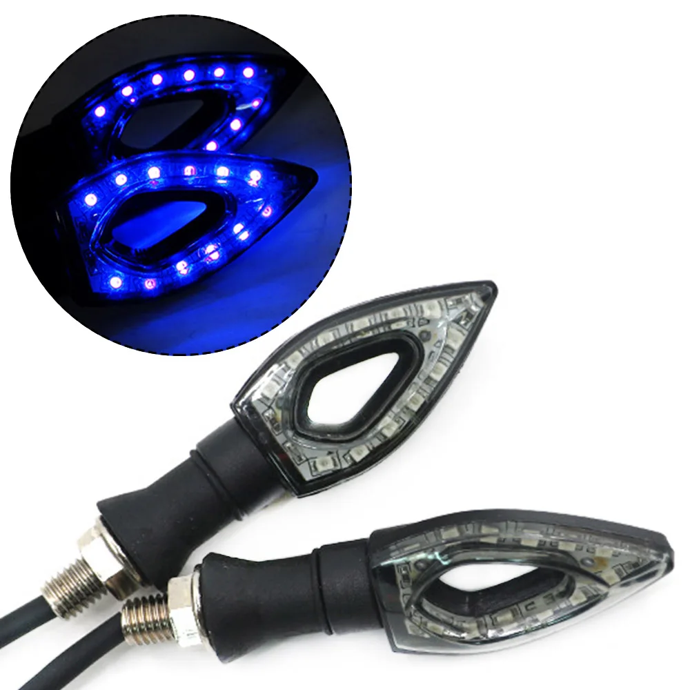

2pcs Turn Signal Lights Motorbike IndicatorsTurning 12V LED Bulbs Universal for Motorcycle Motorbike Scooter