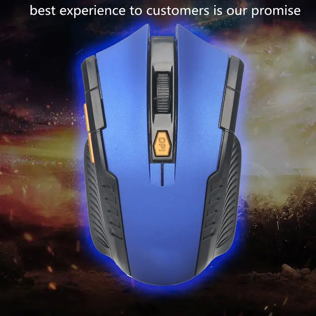 Best Price 2.4GHz USB Wireless Optical Mouse 2000DPI 6 Buttons PC Laptop Computer Gaming Mice SL@88