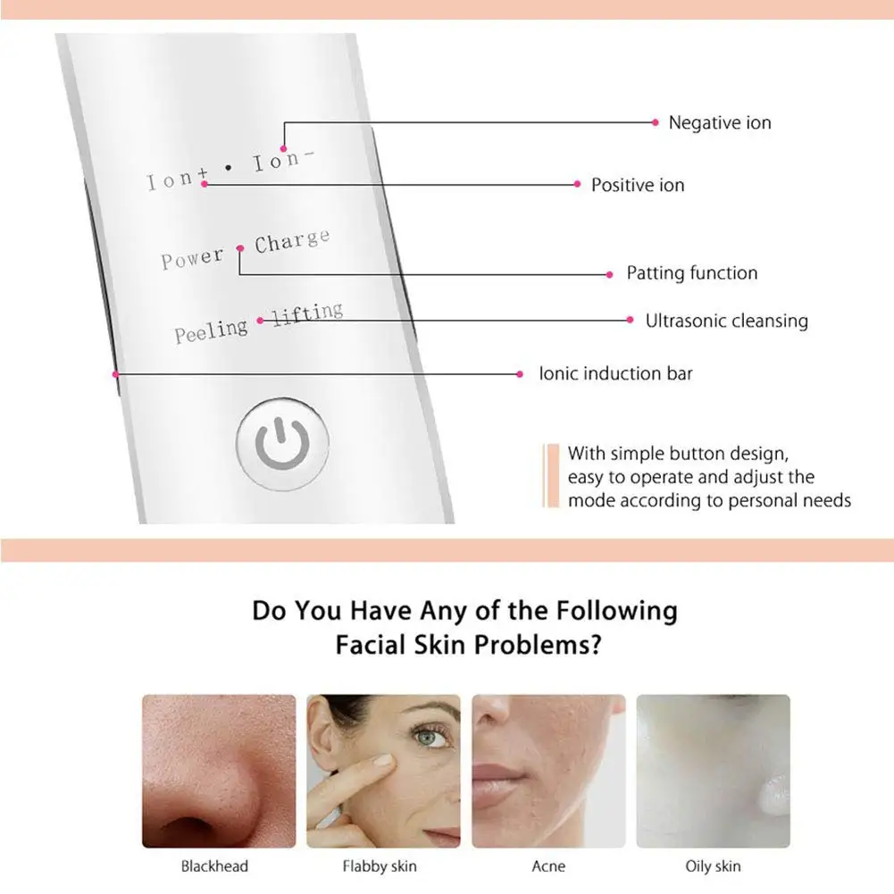 Miqmi Nova Tecnologia Facial Cleaner Peel Vibração Remoção Cravo Esfoliante Poro Rosto Beleza Equipamentos 2020 10 Miqmi nova tecnologia 2019 facial cleaner peel