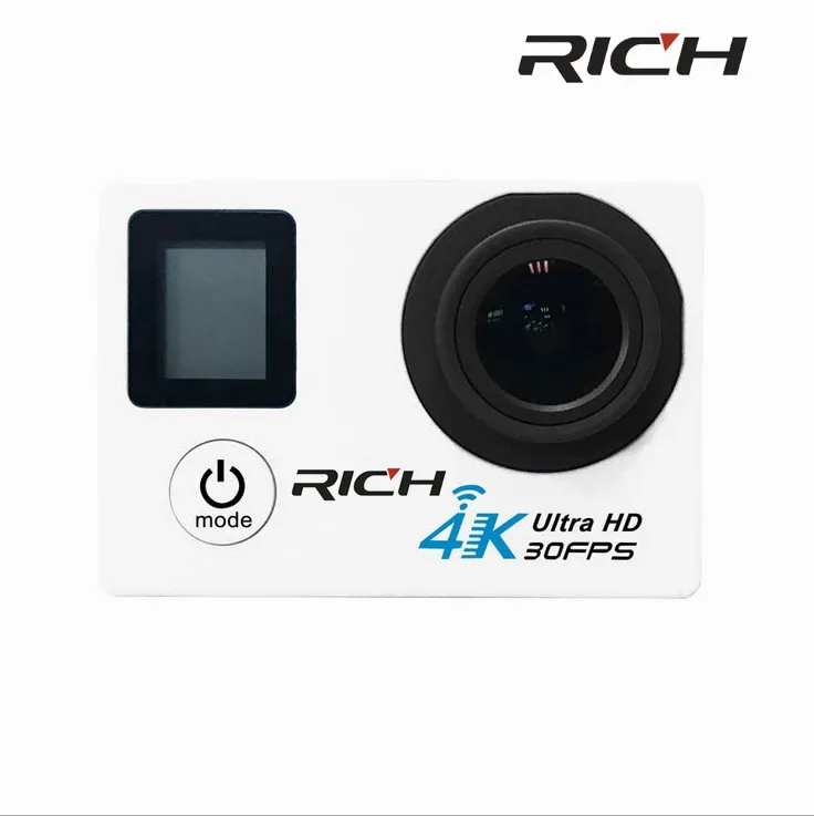 

DHL RICH SJ8000D 4K Action Camera 2.0 Double LCD Display 16MP Sports WiFi Camera 30M Waterproof mini camcorder 170 angle HDMI